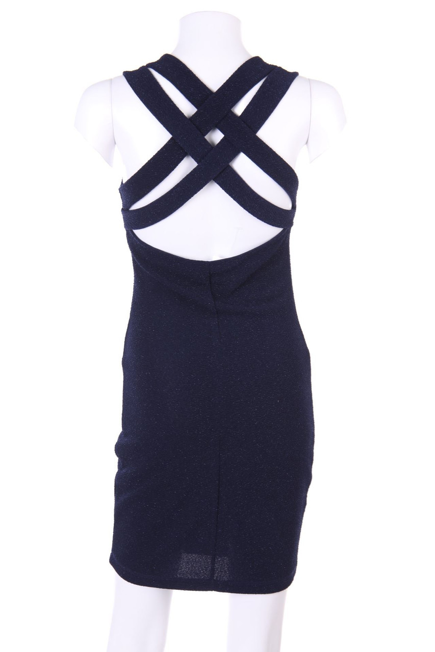 MANGO - Kleid mit Metallic-Effekt - S