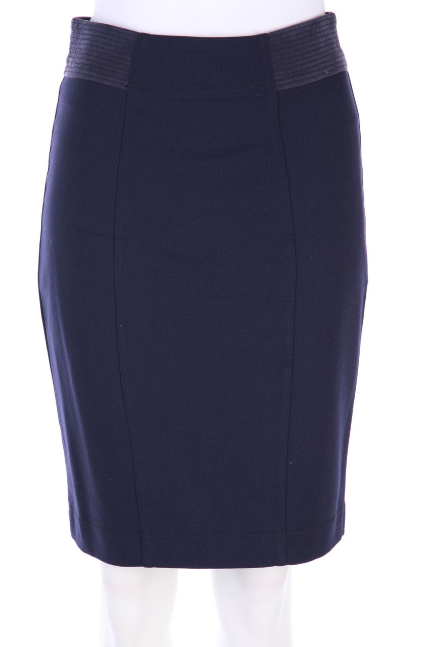 BOSS ORANGE - Rock aus Viskose-Mix mit Logo-Plakette - D 36