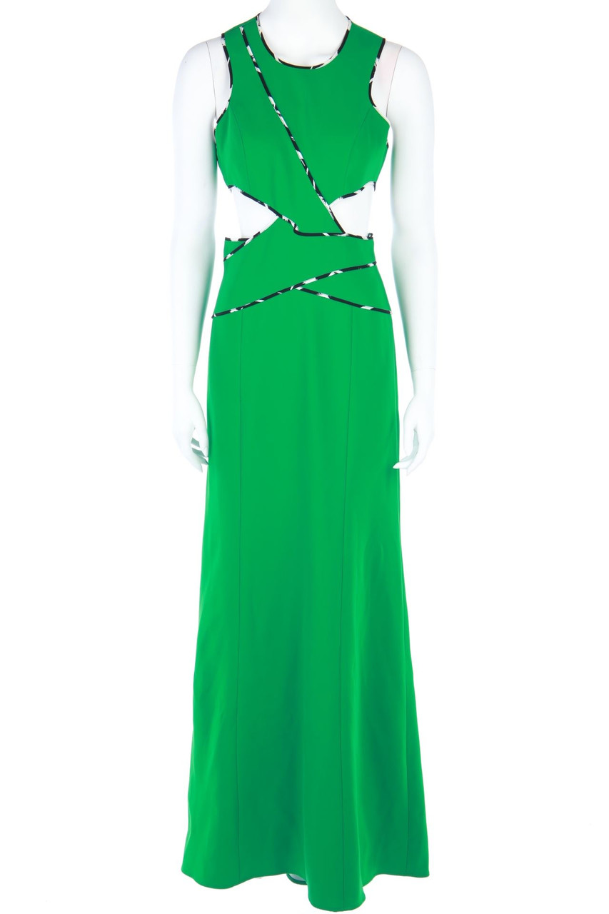 BCBG MAXAZRIA - Maxi-Abendkleid mit Cut-outs - D 36