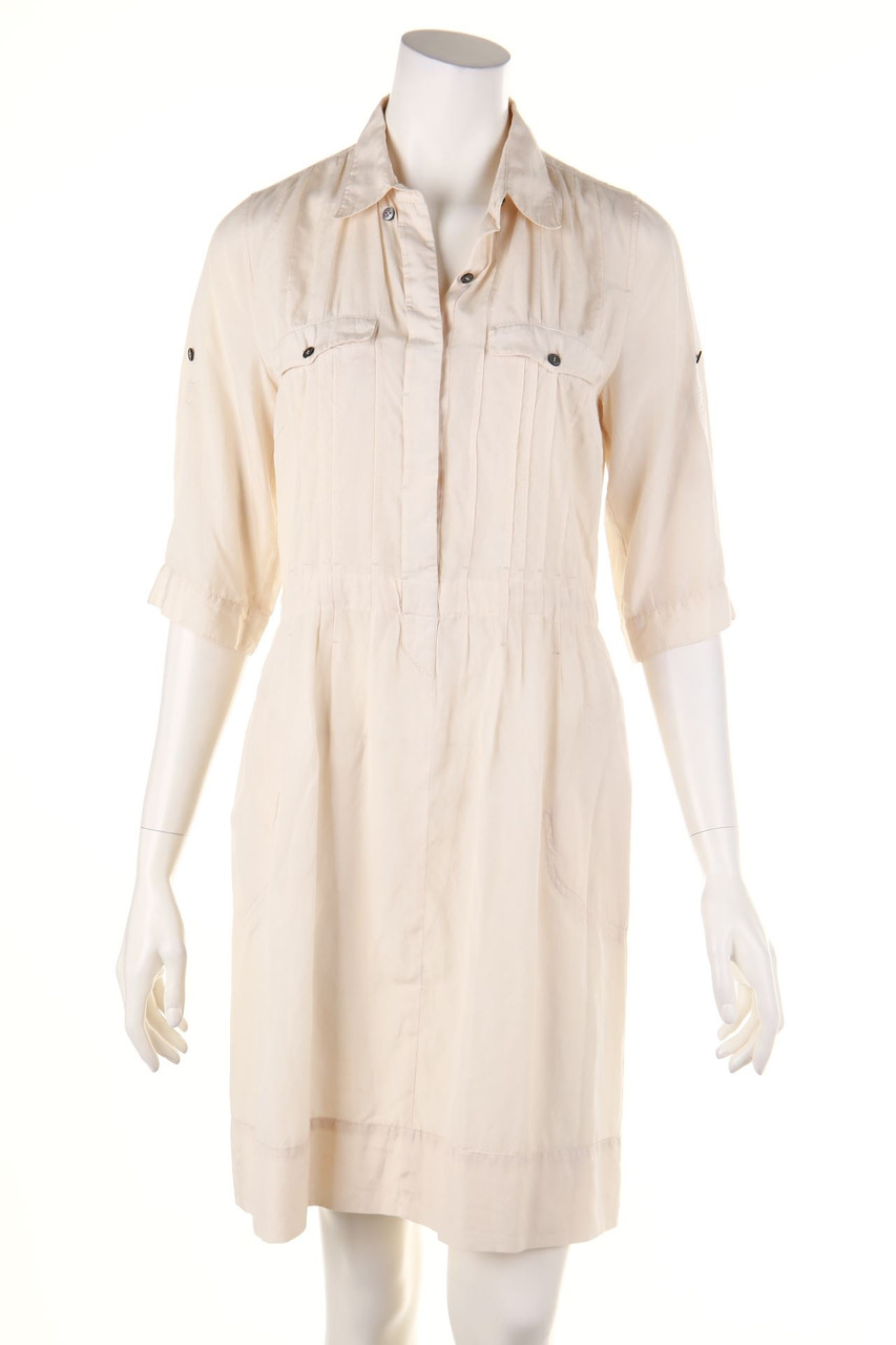 TURNOVER - Kleid aus Seiden-Mischung mit Biesen - D 36