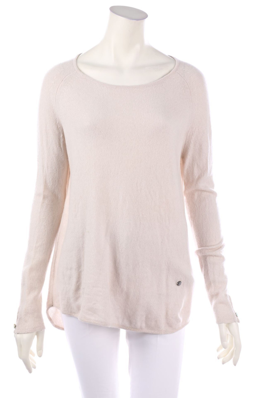 paul kehl - Strick-Pullover aus 100% Kaschmir mit Logo-Plakette - L