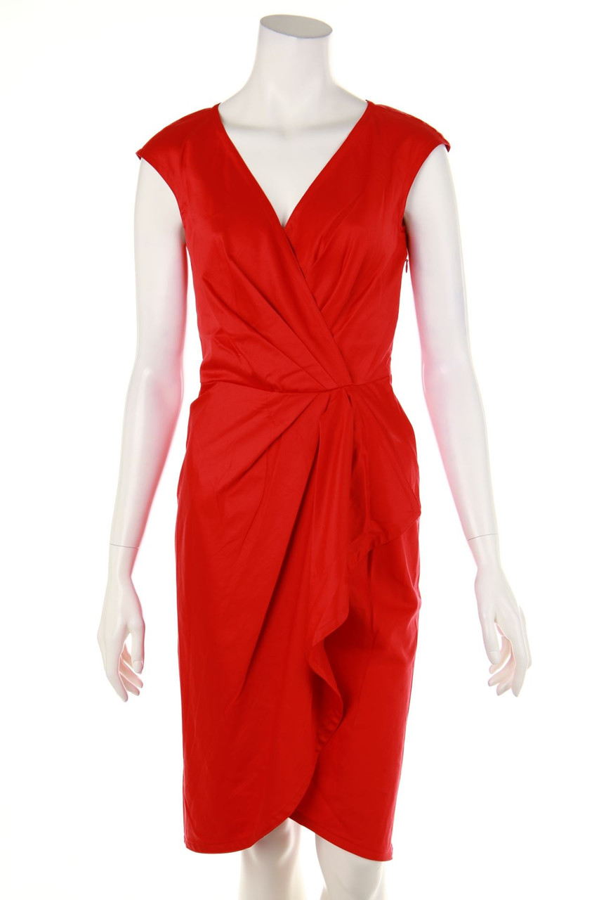 Max Mara - Kleid mit Stretch in Wickel-Optik - D 34-36