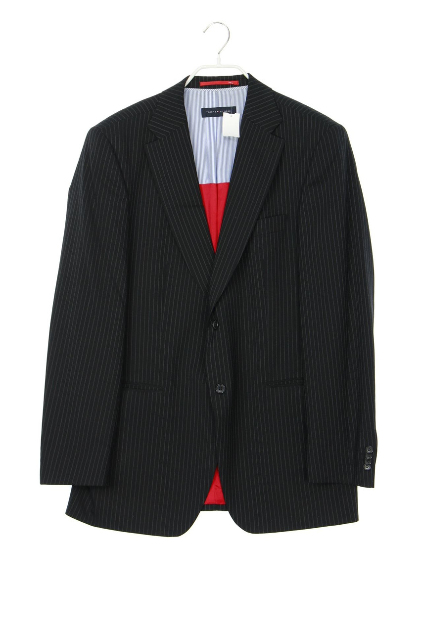 TOMMY HILFIGER - Schurwoll-Sakko mit Nadelstreifen - 52