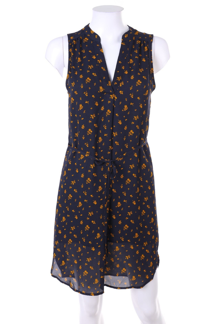 H&M - Tunikakleid aus Crêpe mit Blumen-Print - D 34