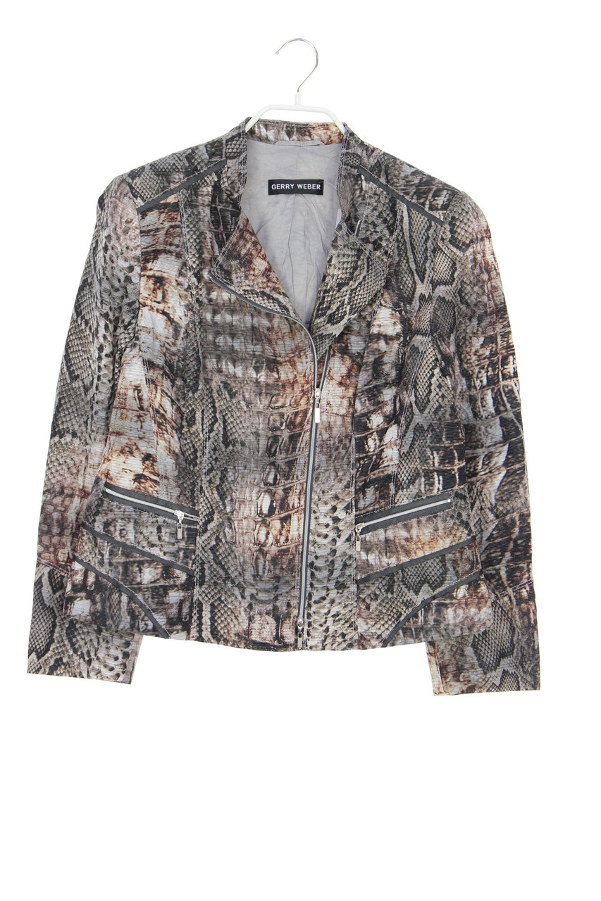 GERRY WEBER - Jacke mit Animal-Print - D 42