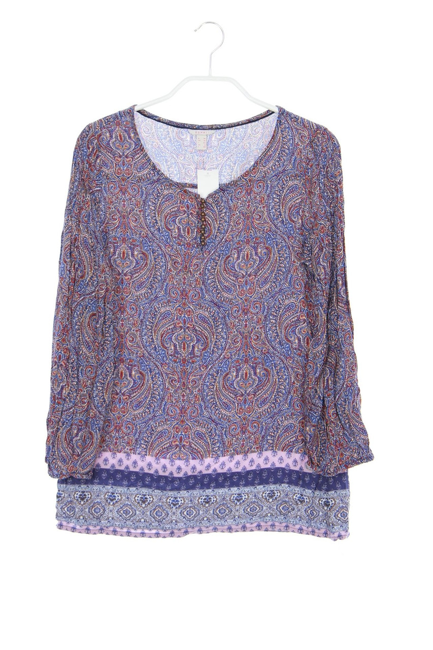 ESPRIT - Tunika-Bluse mit floralem Muster - D 36