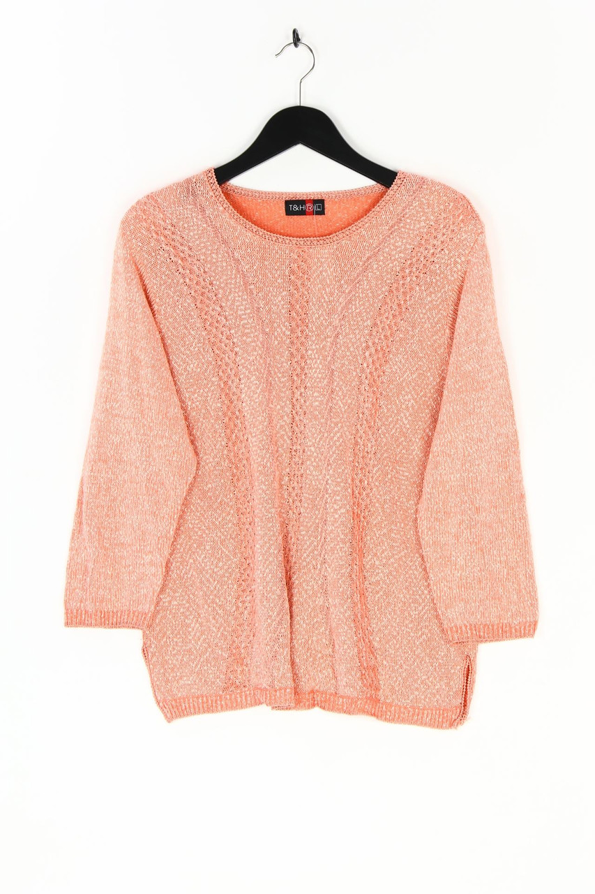 T&HR - Strick-Pullover mit Mohair - L