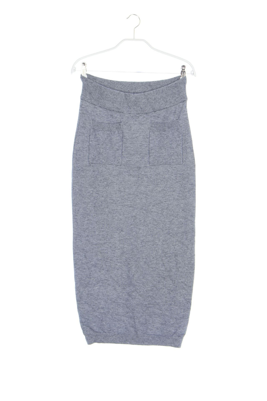 AVANT PREMIERE - Midi-Strickrock mit aufgesetzten Taschen - M