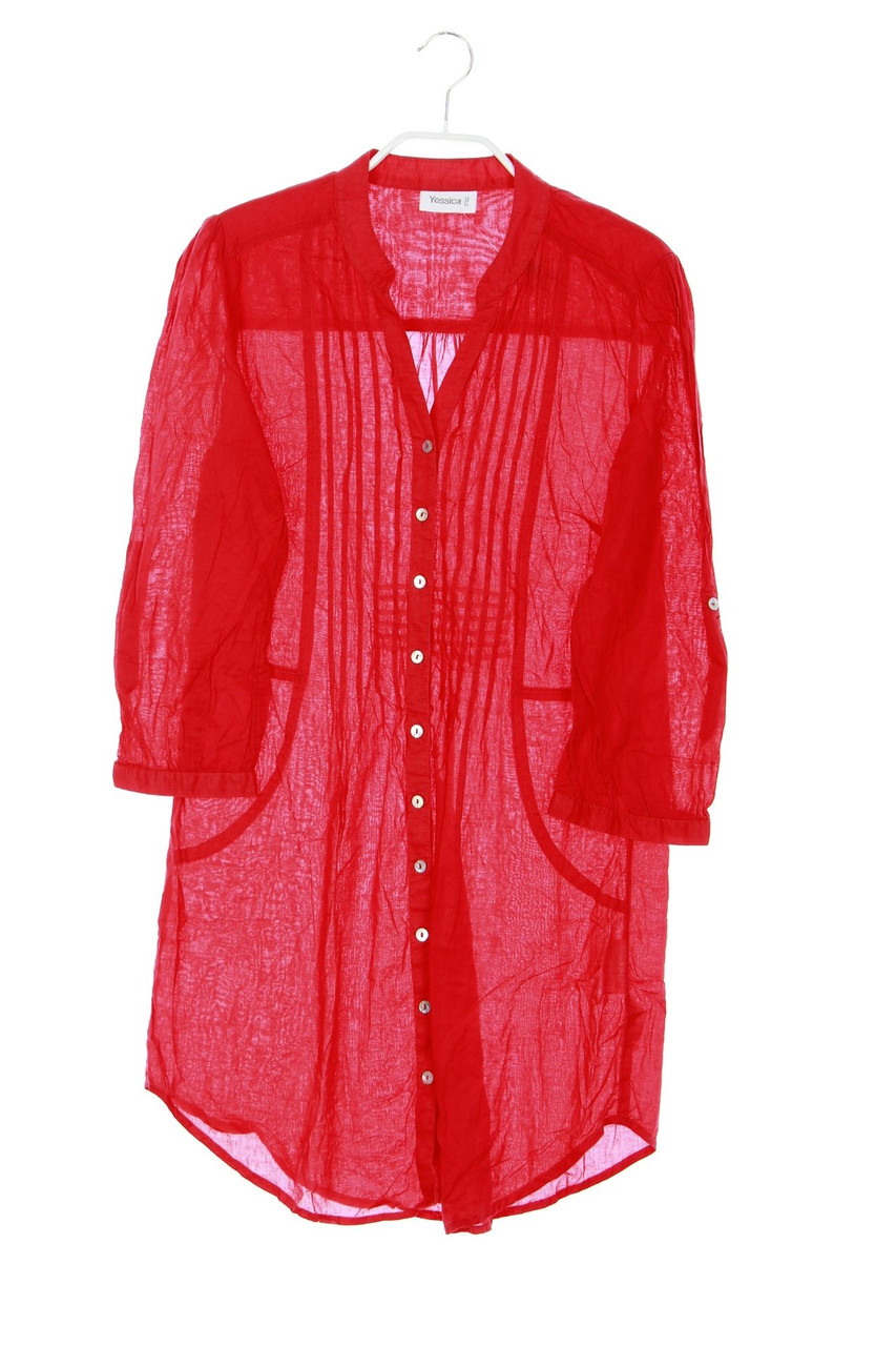 Yessica by C&A - Blusenkleid mit Roll-up-Manschette - D 36