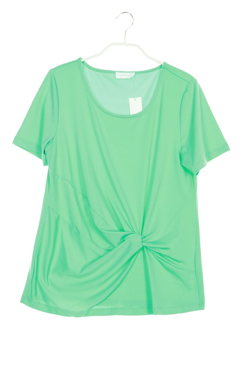 creation L - Kurzarm-Shirt mit Raffungen - M