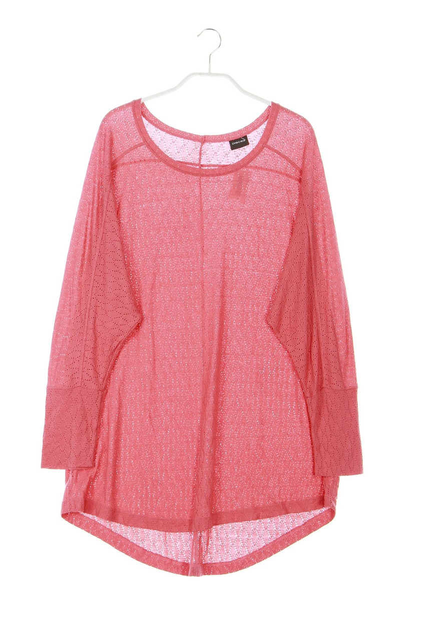 pieces - Strick-Pullover mit Batwing-Ärmeln - L