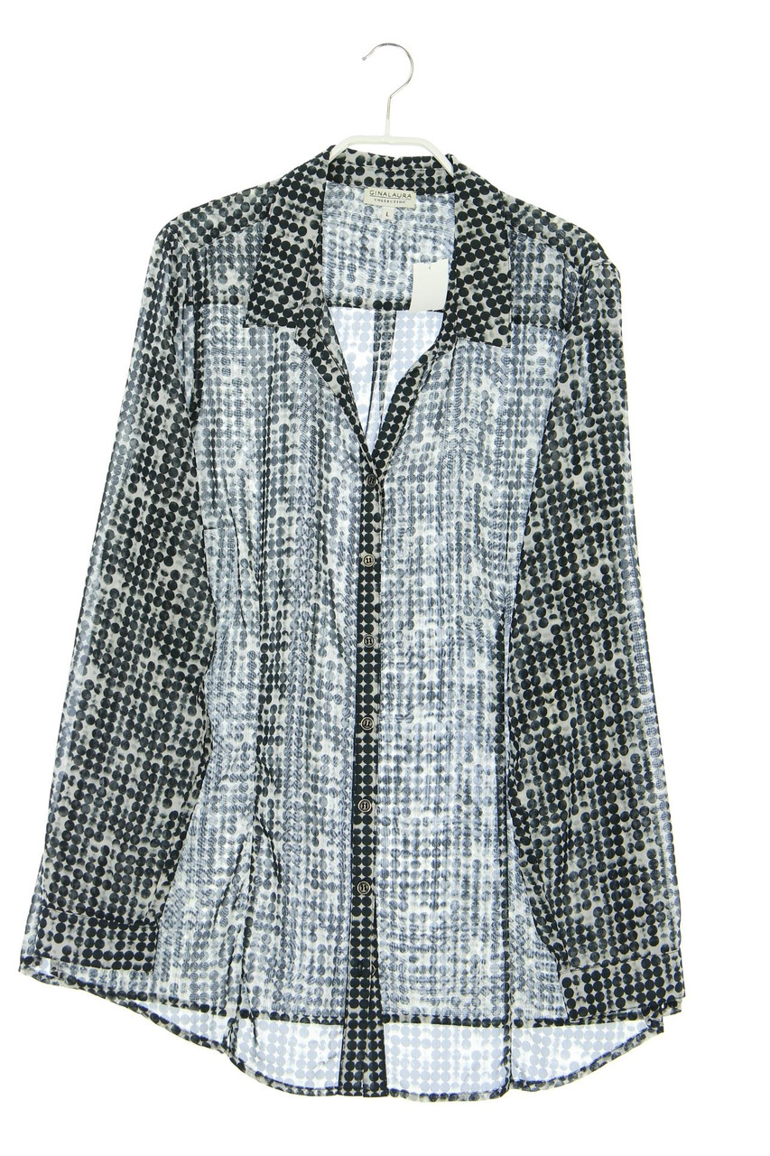GINA LAURA - Bluse mit Punkten - L