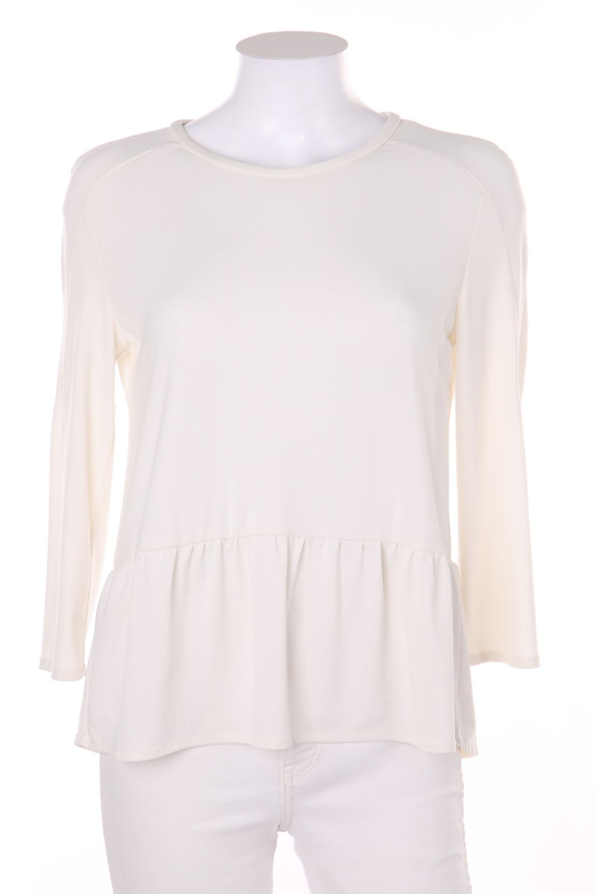 MANGO CASUALWEAR - 3/4-Arm-Shirt mit Raffungen - S