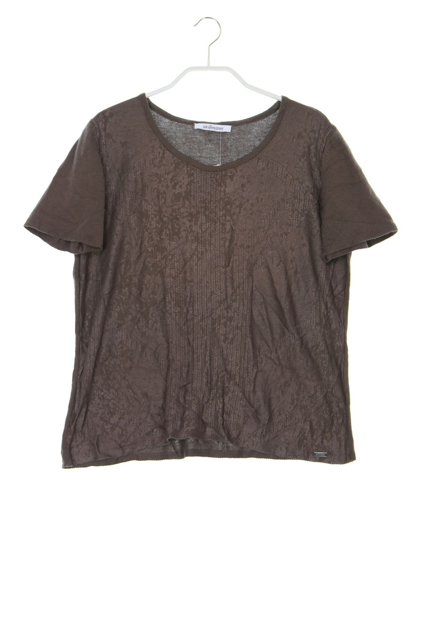 steilmann - Strick-Pullover mit Logo-Plakette - D 42-44