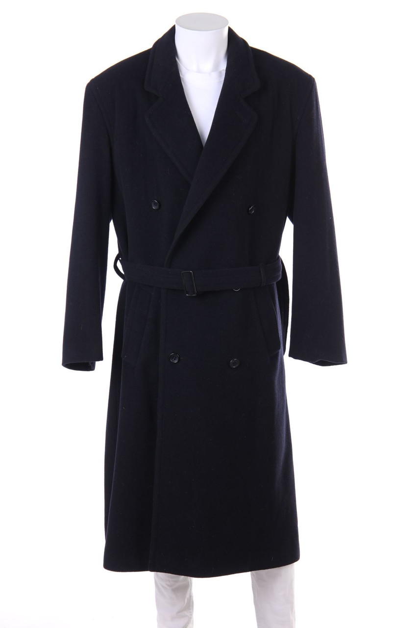 YORN - Zweireiher-Mantel mit Reverskragen aus Woll-Mix mit Kaschmir - 46