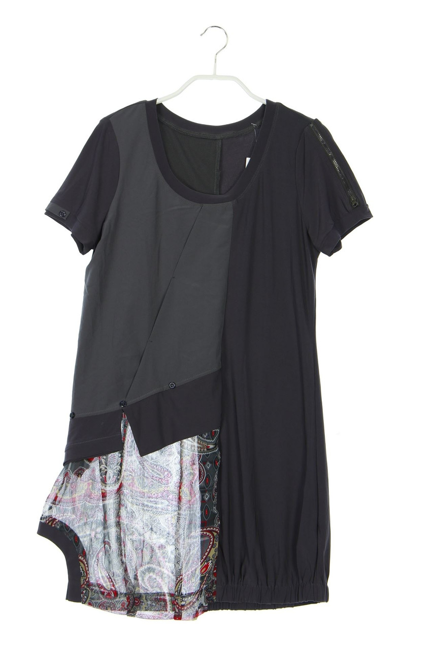 Ohne Label - Long-Shirt mit Paisley-Print - D 36-38