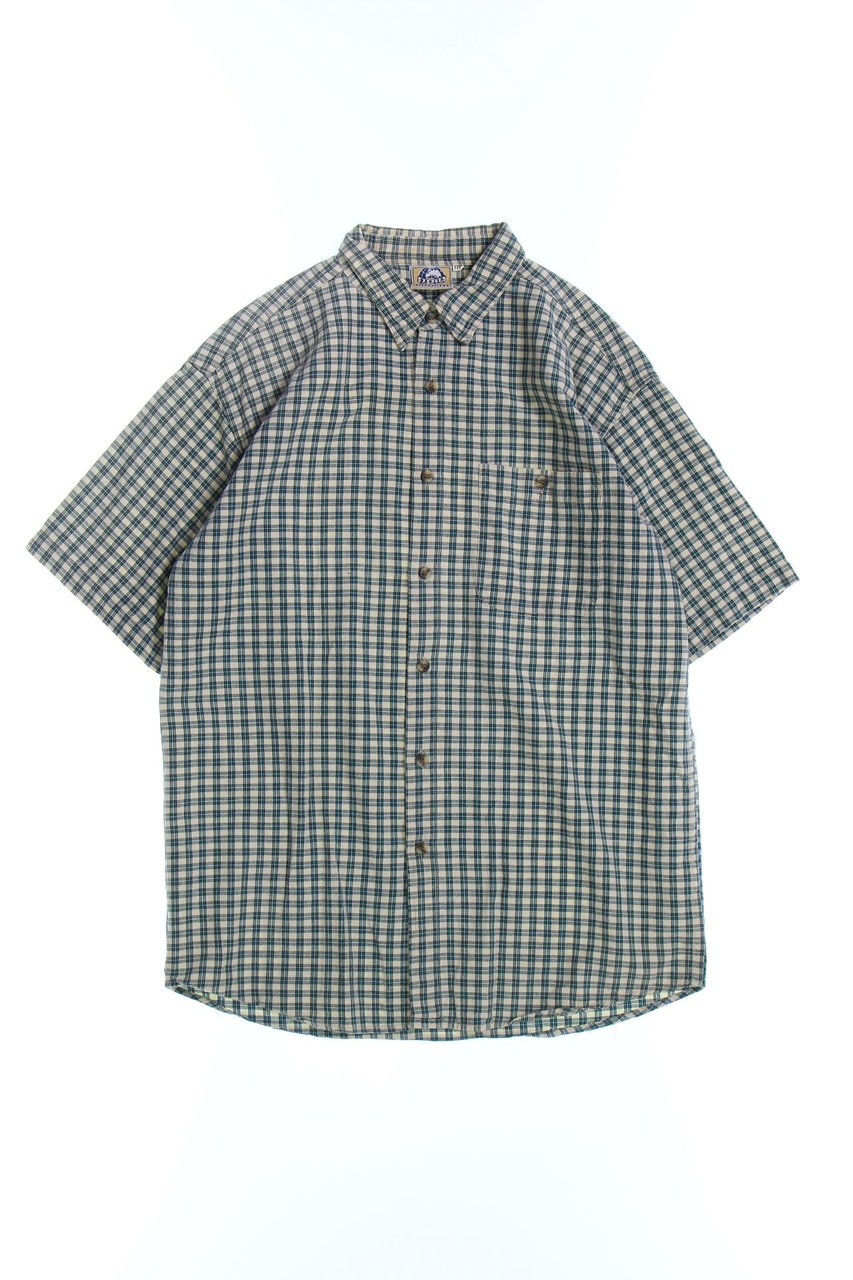 BAKITO - Kurzarm-Hemd mit Karo-Muster - 176