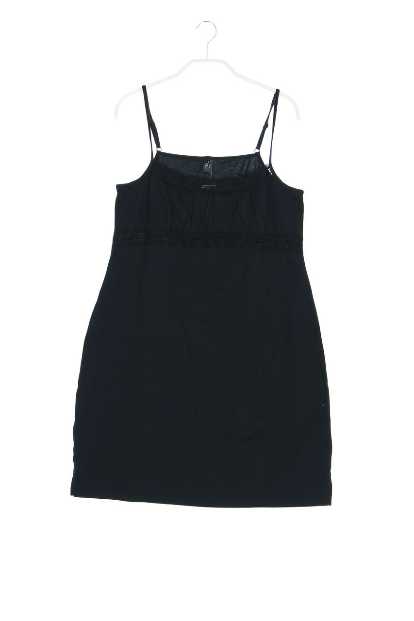 Ohne Label - Träger-Kleid mit Spitze - D 40