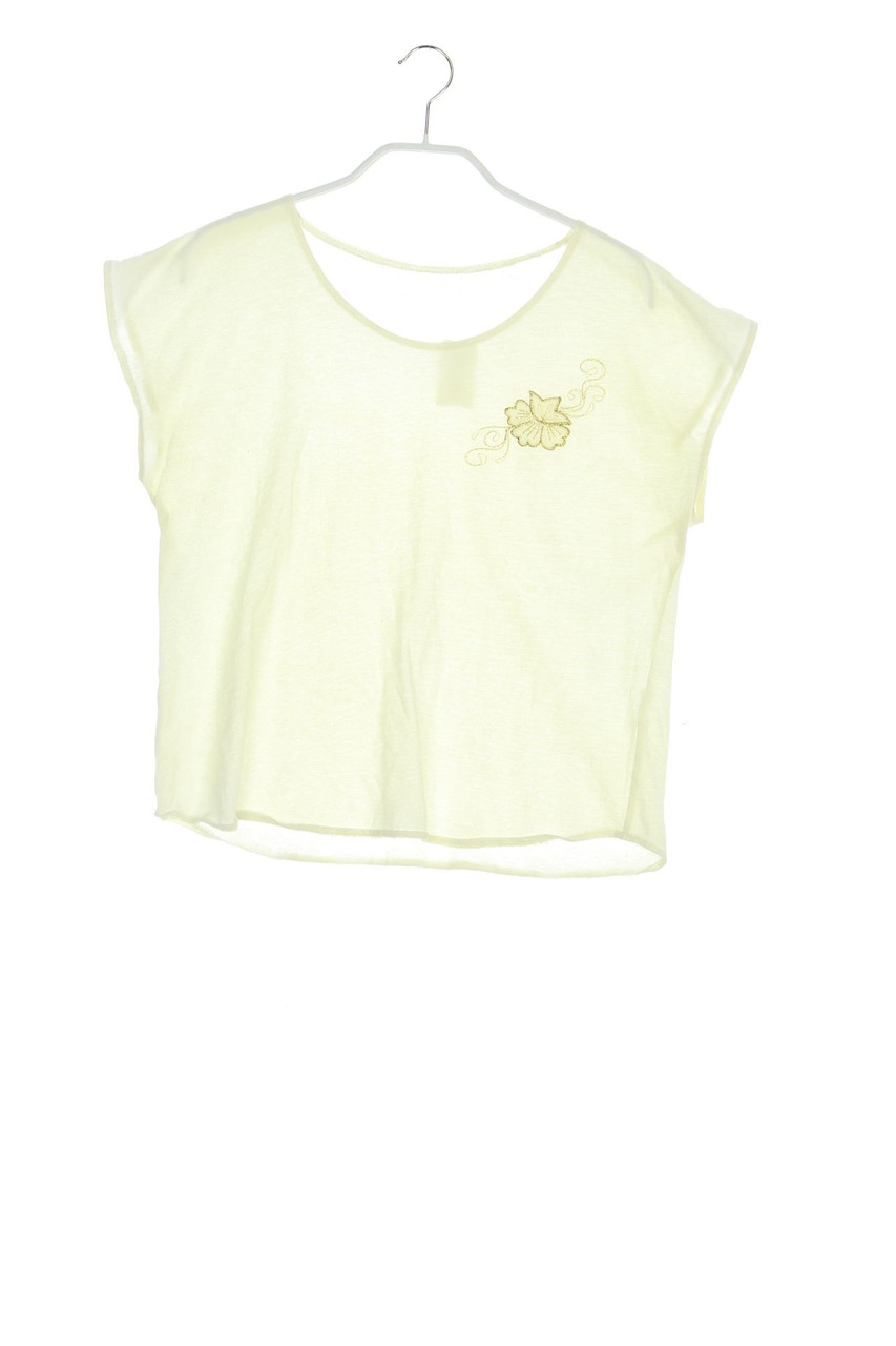 Ohne Label - T-Shirt mit Stickereien - M