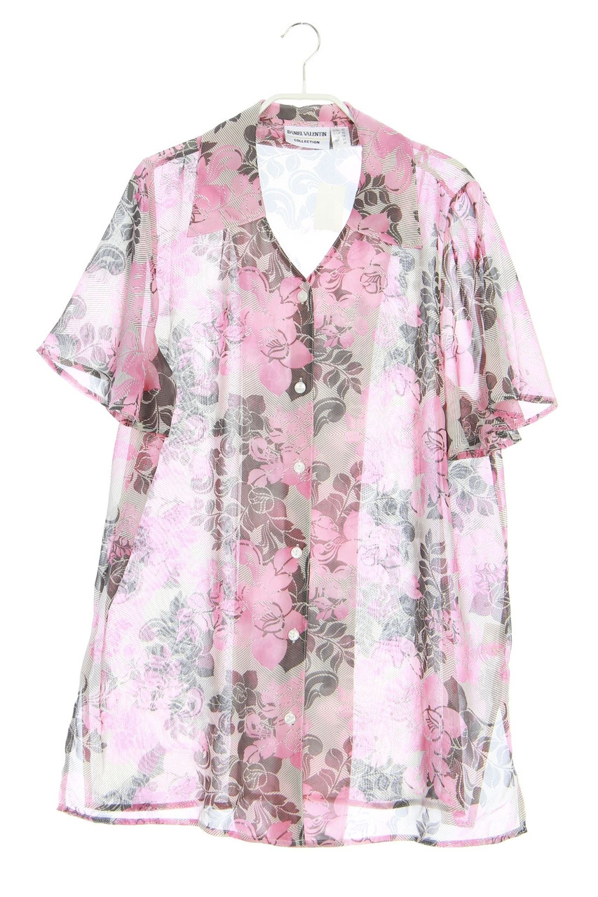 DANIEL VALENTIN - Hemd-Bluse mit kurzem Ärmel - D 42