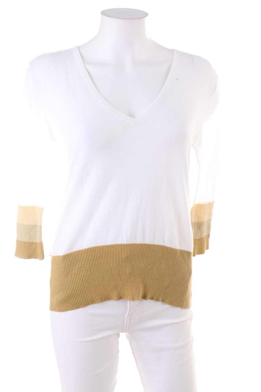 Ohne Label - Strick-Pullover aus Baumwolle - M