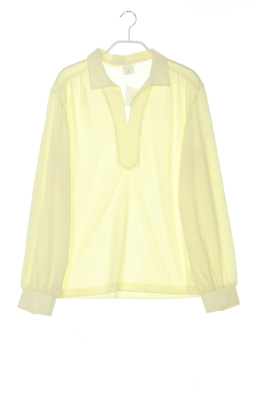 Ohne Label - Tunika-Bluse mit Raffungen - D 48