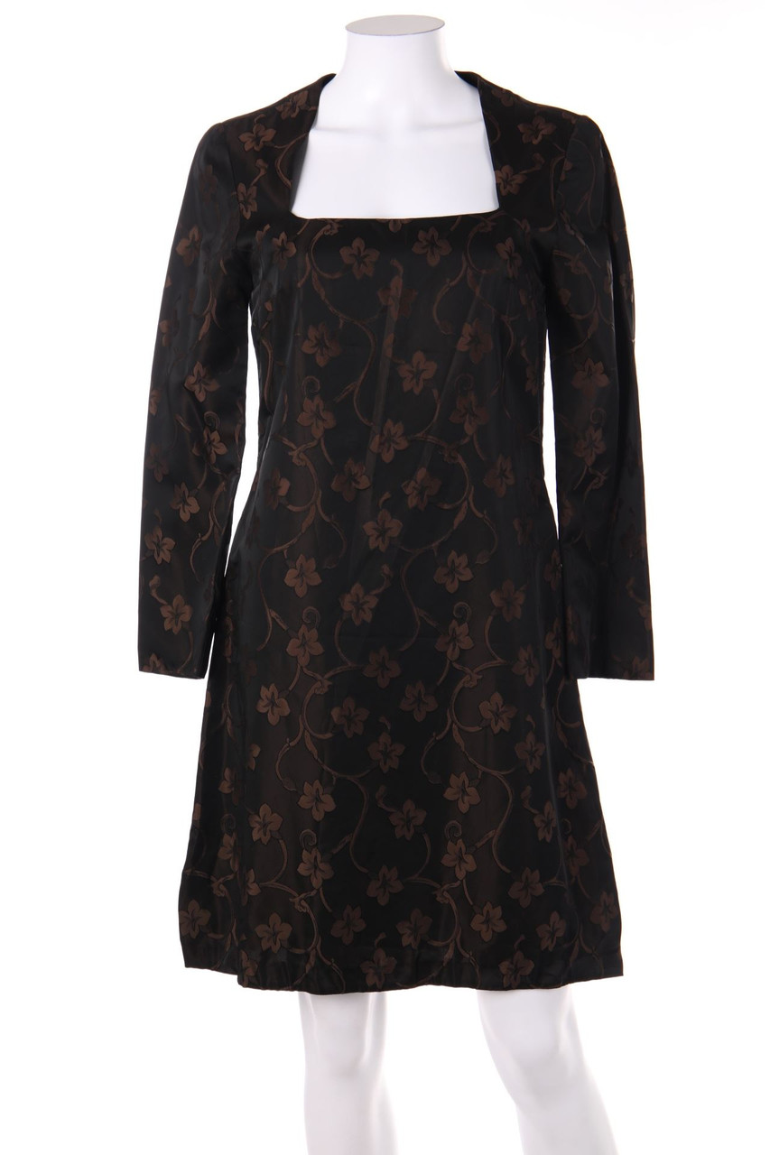 GABRIELLE TOMASKO ZÜRICH - Etui-Kleid aus Jacquard mit floralem Muster - D 38