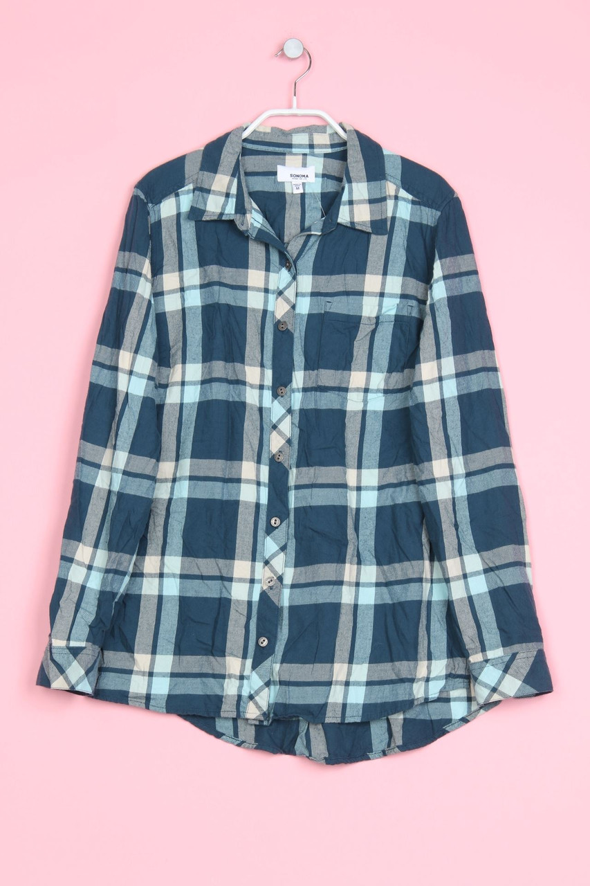 SONOMA - Bluse mit Karo-Muster - M