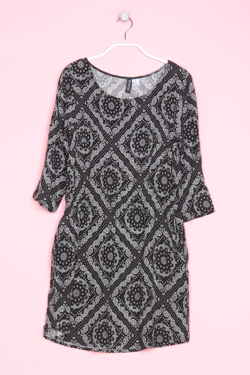 H&M DIVIDED - Kleid mit Paisley-Print - D 34