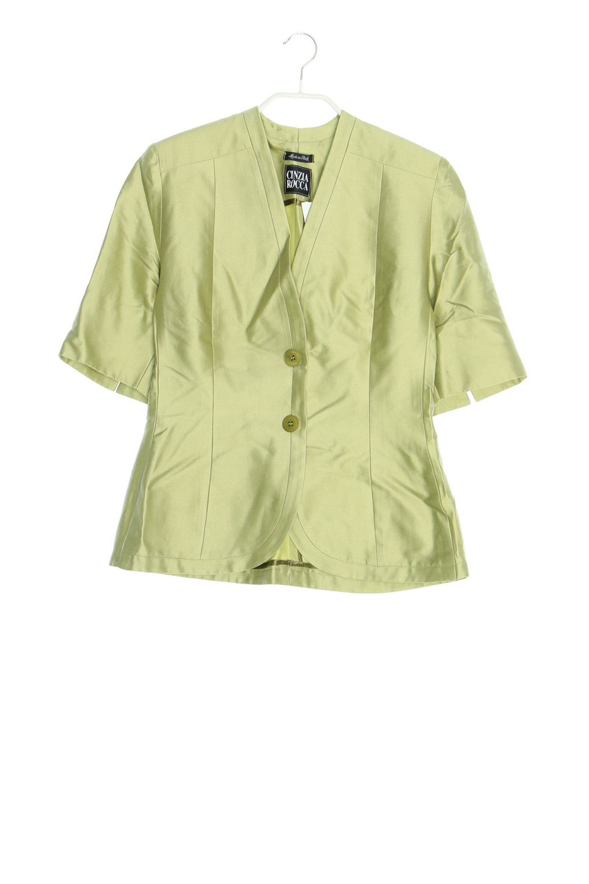 CINZIA ROCCA - Kurzarm-Blazer aus Baumwoll-Mix mit Seide - D 38-40