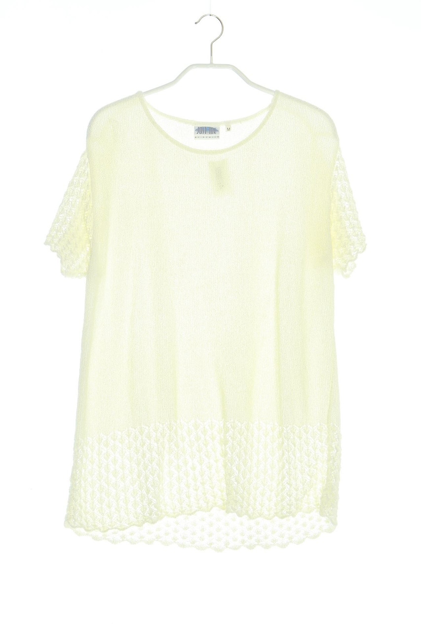 just me - Strick-Pullover mit Lochstrick-Details - M