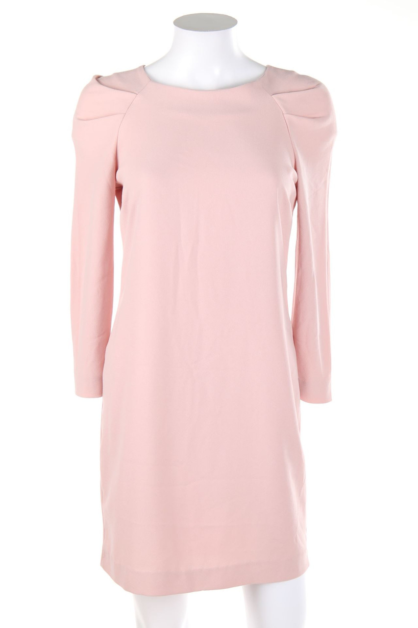 ZARA WOMAN - Shift-Kleid aus Crêpe mit Falten - XS