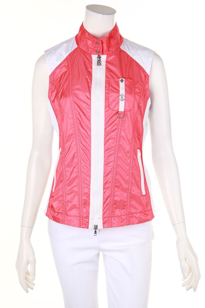 BOGNER - wattierte Weste mit Logo-Applikation - D 40