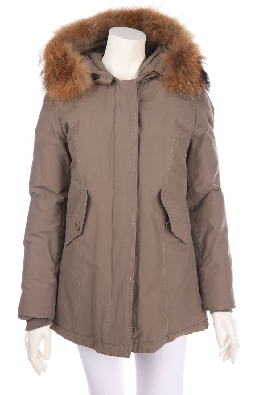 FREEDOMDAY - Jacke mit Echt-Pelz-Besatz - M