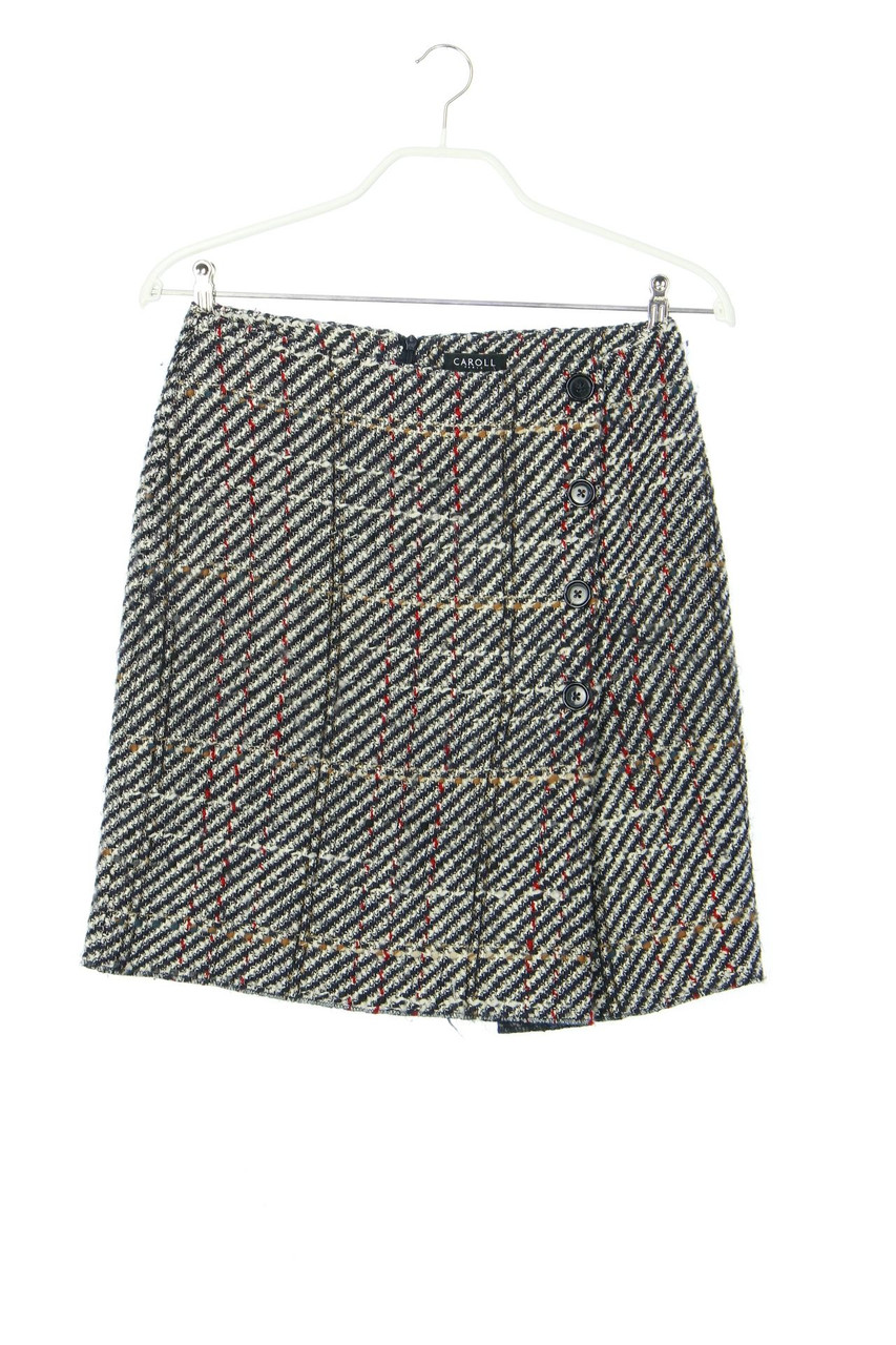 CAROLL - Rock in Wickel-Optik aus Woll-Mix - D 38