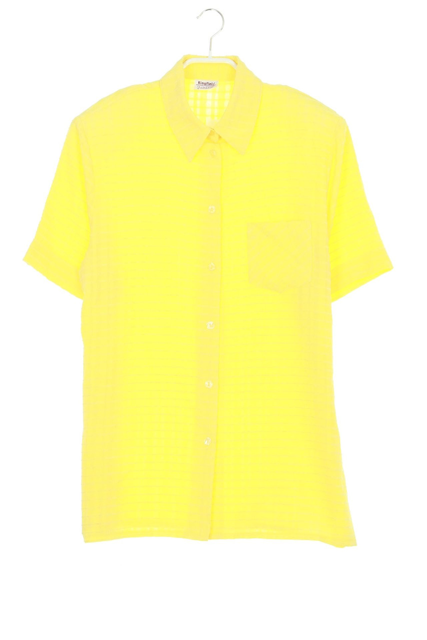 Kingfield Charles Vögele - Kurzarm-Bluse mit aufgesetzten Taschen - D 40