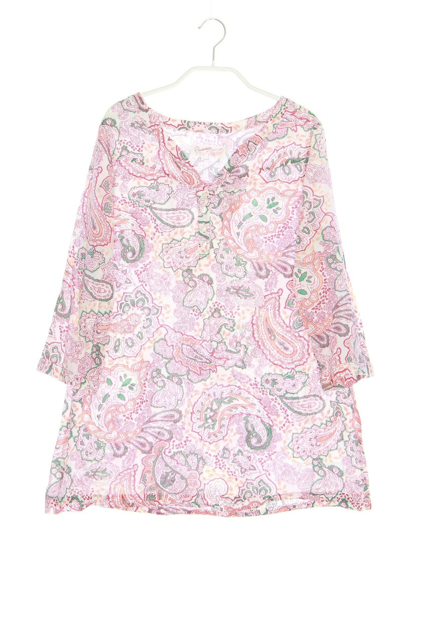 Summer of Love - Muster-Bluse mit 3/4-Ärmel - D 36