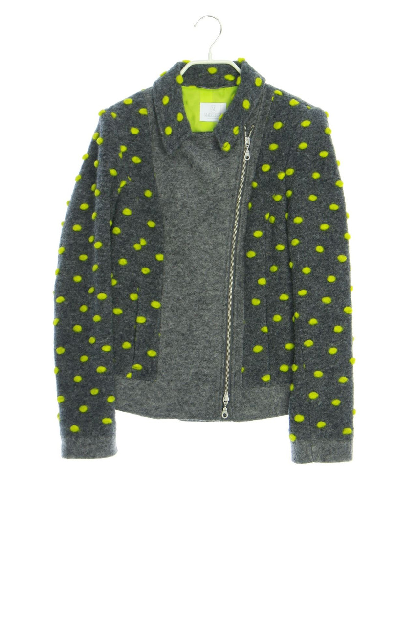 M MADELEINE - Jacke aus Woll-Mix mit Punkten - D 36