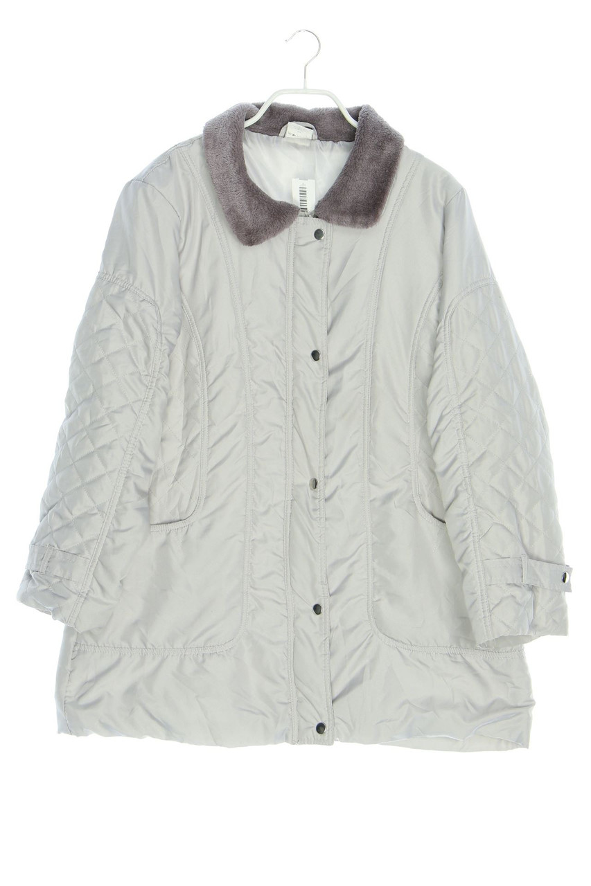 ANNE DE LANCAY - wattierte Jacke mit Fake Fur-Besatz - D 46-48