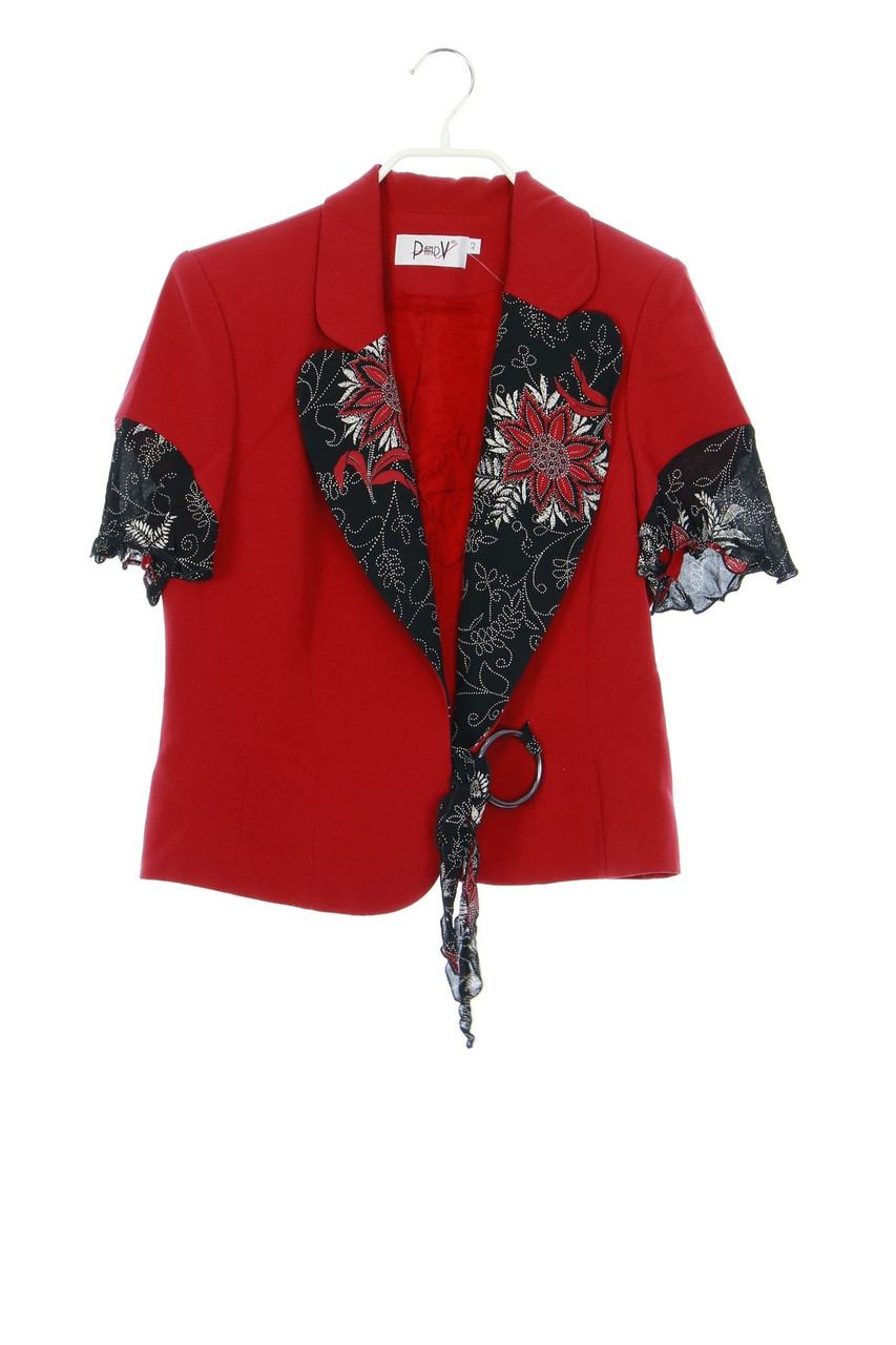 VINTAGE - Blazer mit floralem Muster - D 38