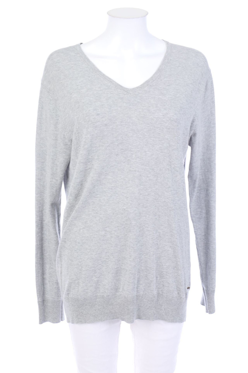 SCOTCH & SODA - Baumwoll-Pullover mit Logo-Plakette - M