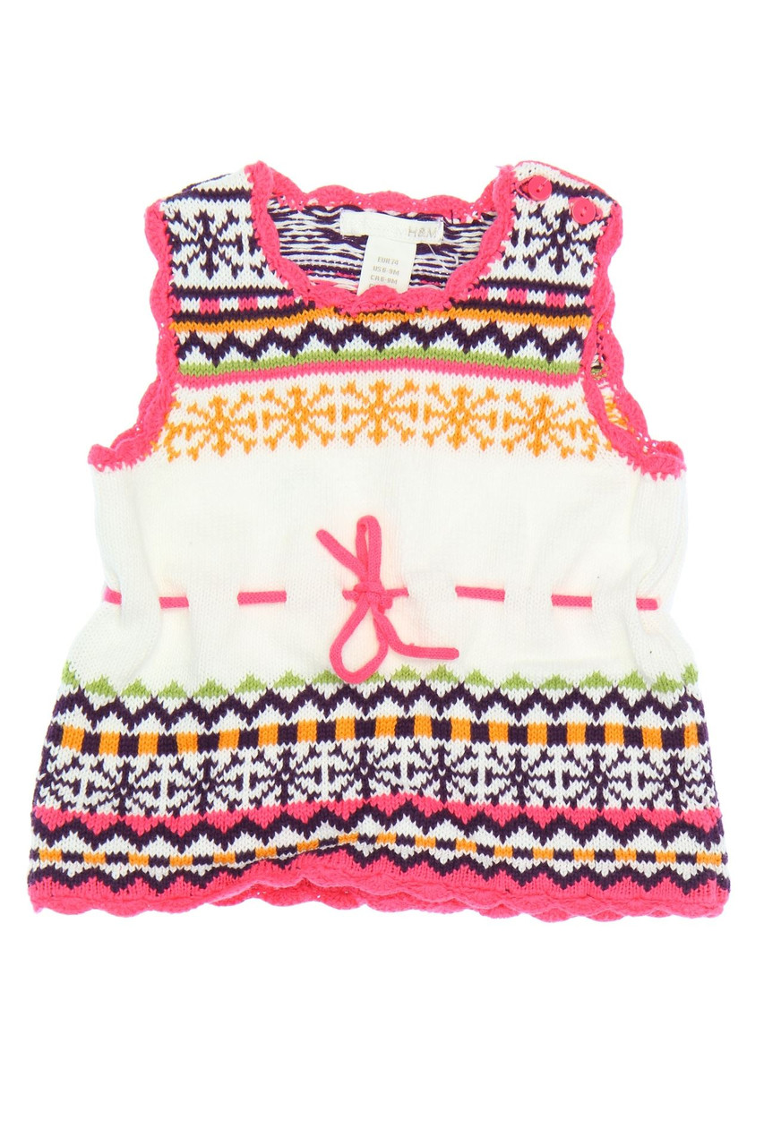 H&M - Muster-Strick-Top - 74