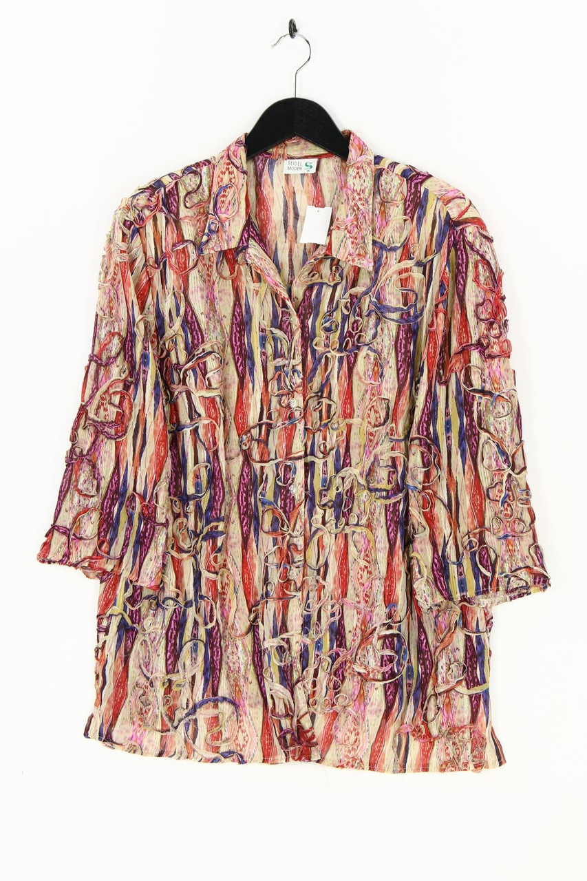 seidel - Muster-Bluse mit 3/4-Ärmel - D 46