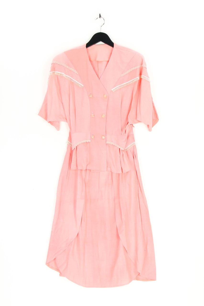 VINTAGE - Vintage-Kostüm mit Applikationen - D 36