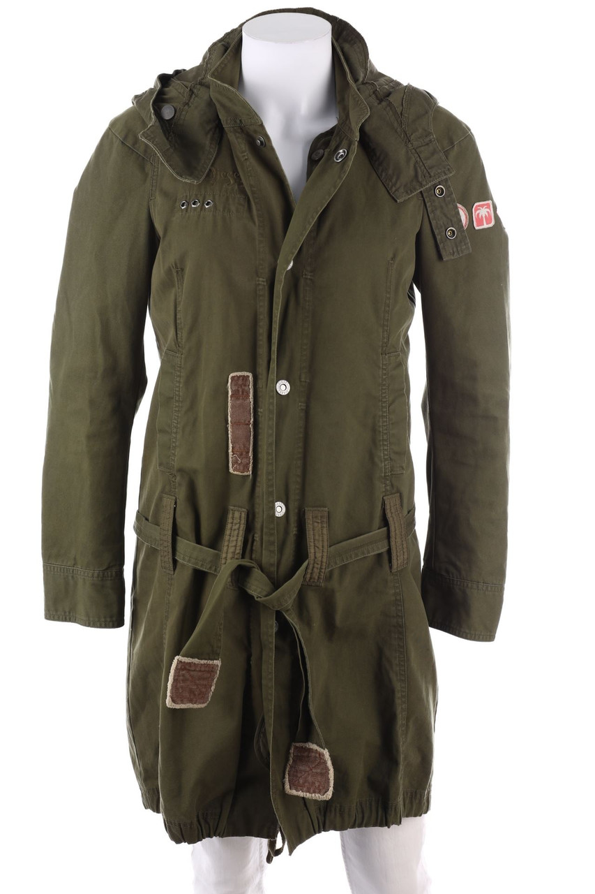 DIESEL - Parka mit Logo-Stickerei - S