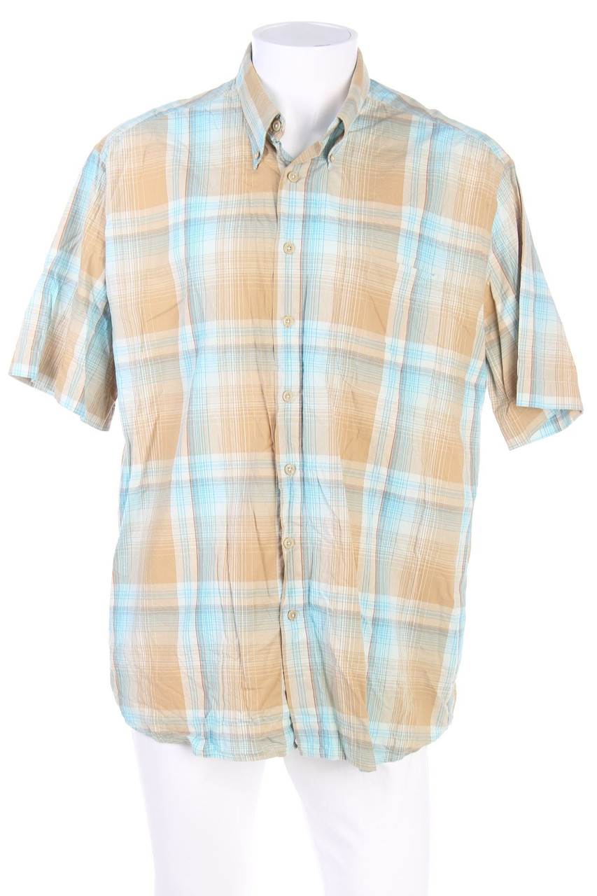 basic line casual wear - Kurzarm-Hemd mit Button-down-Kragen - 44