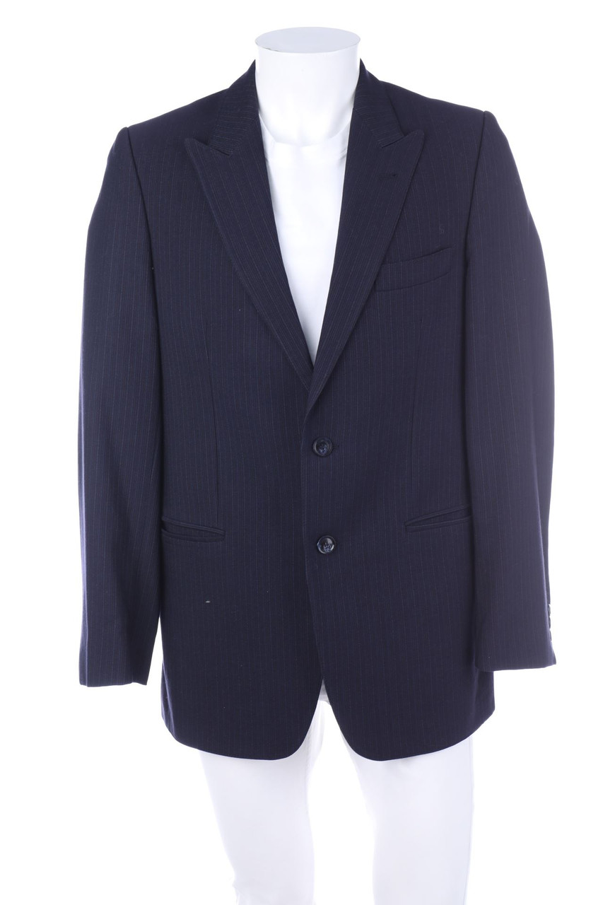 VINTAGE - Schurwoll-Sakko mit Nadelstreifen - 54