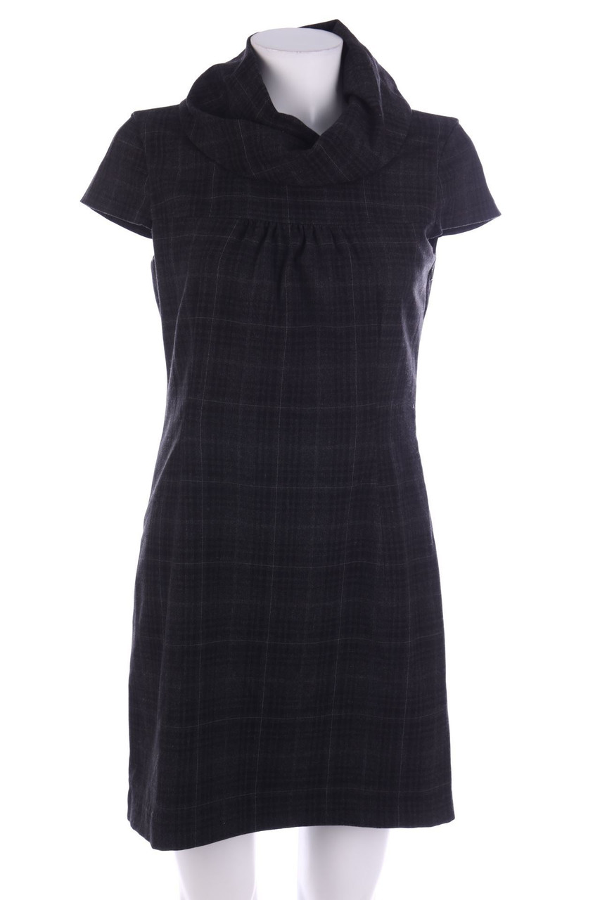 ESPRIT - Mini-Kleid mit Karo-Muster - D 36