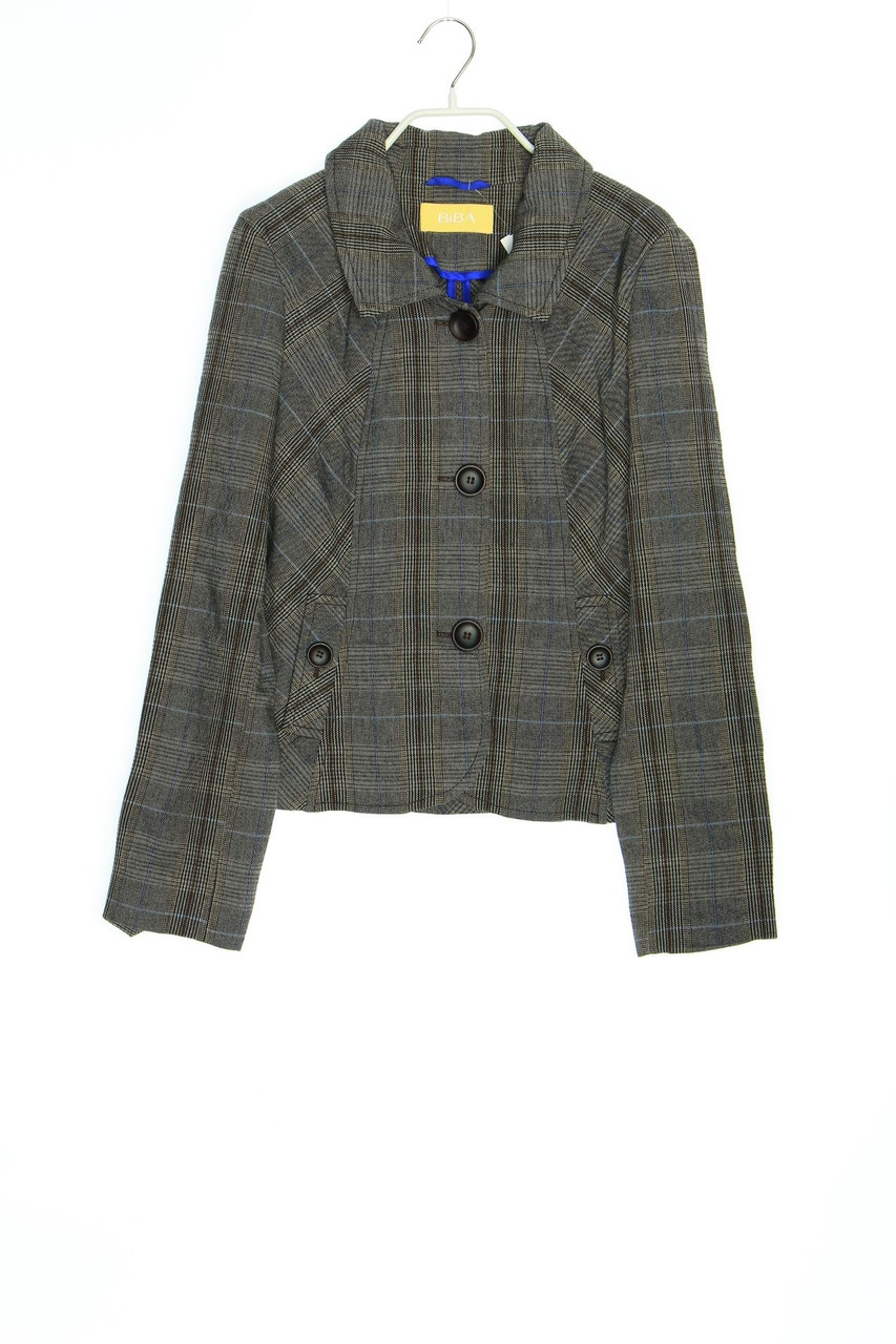 BiBA - Karo-Jacke - D 36