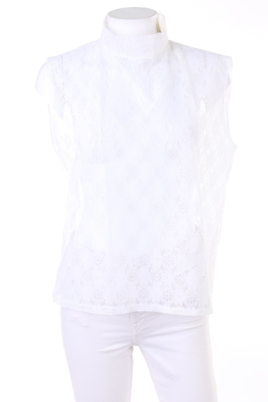 VINTAGE - Blusentop aus Spitze - D 42